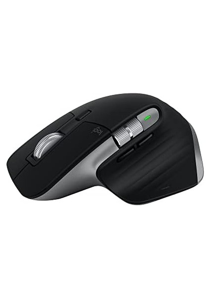 Mac Için Mx 3s Kablosuz Mouse, 8.000 Dpı, ve iPad Için, Sessiz, Ergonomik, Ultra Hızlı Kaydırma, Çoklu Cihaz Özelliği,, Siyah modelleri