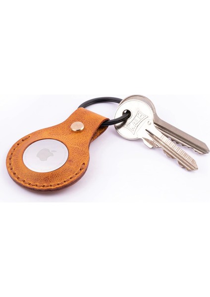 x Anahtarlık Kılıf, Kılıf, Gerçek Deri Kılıfı, Deri Anahtarlık, S Takip Cihazı, Kaliteli Kılıf, Orijinal Deri Kılıf (Camel)