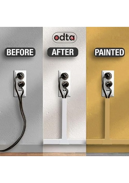 4 Metre (25X16) | Kendinden Yapışkanlı Kablo Kanalı | 4m (10 Adet x 40CM) | Kablo Gizleyici modelleri