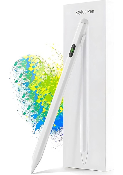 IPAD(2018-2024) Için Stylus,ipad Pro 11/13INÇ M4,ipad Air 11/13 Inç M2,IPAD10/9/8/7/6,IPAD Air 5/4/3,ipad Pro 11/12.9",ipad Mini 6/5 Için Eğim Sensörlü Avuç Içi Reddi Aktif Stylus