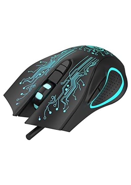 X8 Profesyonel Oyuncu Mouse, 6 Tuşlu, Rgb Aydınlatmalı, 3600 Dpı, Siyah, 1.5m Örgülü Kablo modelleri