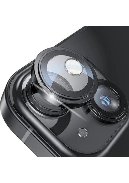 15-15 ile Uyumlu Safir Kamera Lens Kurulum Kitli Çizilmez Safir Cam ve Titanyum Alaşım Çerçeve (Siyah, Safir Cam) fiyatları