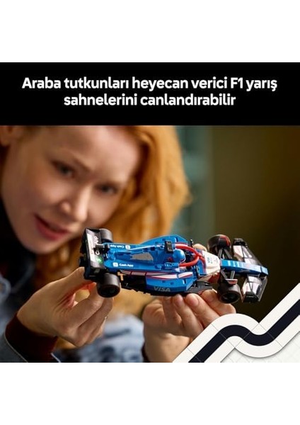Speed Visa Cash App Rb Vcarb 01 F1® Yarış Arabası 77246 – 10 Yaş ve Üzeri Kız ve Erkek Çocukları Için Sürücü Minifigürü Içeren Yapım ve Sergileme Seti (248 Parça) modelleri