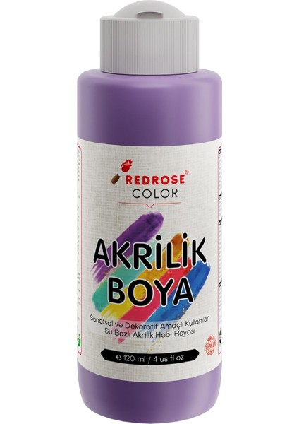 Rose Lila Akrilik 120 ml