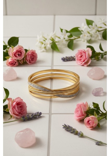 Kadın Paslanmaz Ayarlanabilir Kelepçe 316L Kararmayan – Yusso