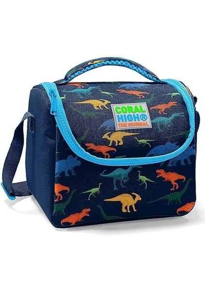 Lacivert Mavi Dinazorlar Erkek Çocuk Okul Beslenme Çantası fiyatları
