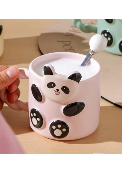 Kabartmalı Sevimli Seramik Kupa modelleri