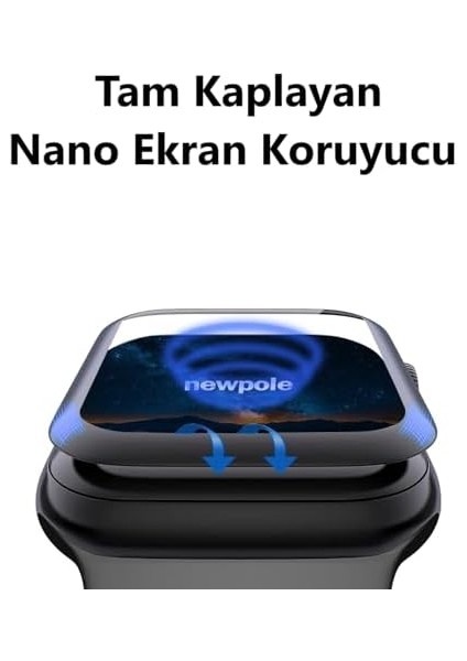 Ekran 10 46MM Ekran Kırılmaz Cam Yüksek Hassasiyetli Ekran 10 46MM ile Uyumludur modelleri