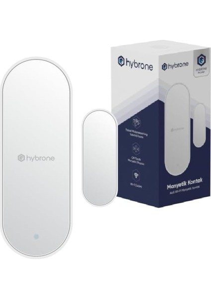 Akıllı Wi-Fi Manyetik Kontak, Kapı ve Pencere Sensörü, Fiziksel Müdahaleye Karşı Sabotaj Uyarısı, Uygulama ile Uzaktan Kontrol