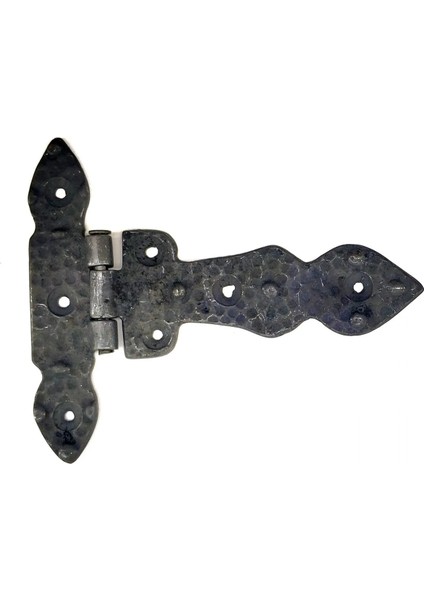 Antika Tarz Dekoratif Pirinç Kuyruklu Düğmeli Menteşe No1 - 117X142 Mm, Oksit