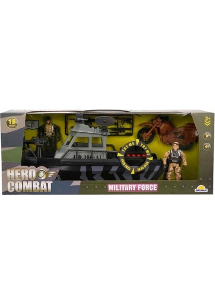 Sesli ve Işıklı Askeri Araç Seti