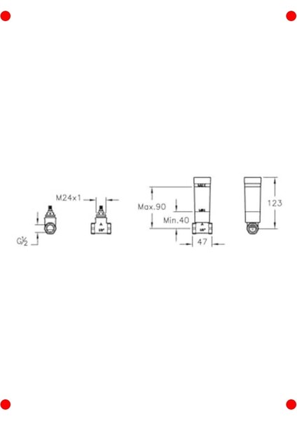 Ankastre Stop Valf - Sıva Altı Su Kontrol Grubu fiyatları