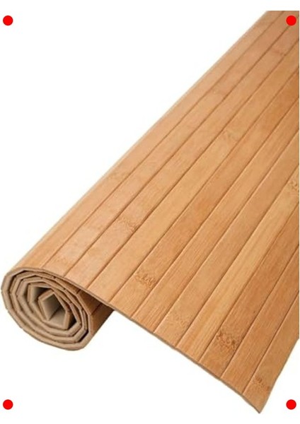 Kaydırmaz Tabanlı Doğal Bambu Banyo Paspası 70X45 cm