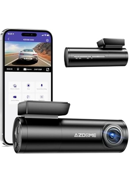 1296 P Çizgi Kamı, Wifi Mini Gizli Araba Kamera Ile, Gece Görüşlü Ses Kontrolü Araç Kaydedici, Wdr, Döngü Kayıt, G-Sensor, Süper Kapasitör (M300) fiyatları