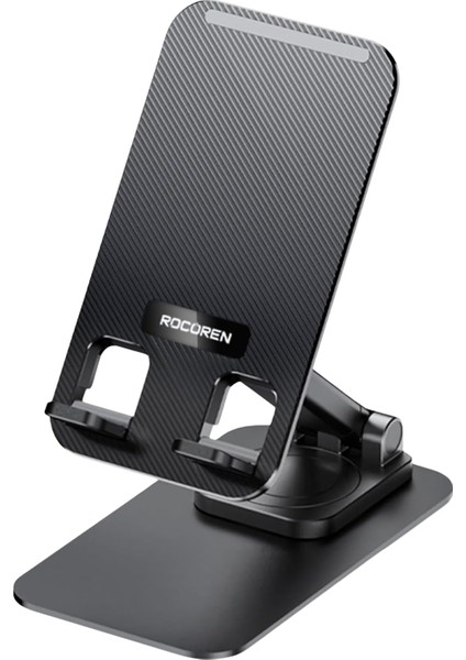 360° Dönebilen Katlanabilir Yükseklik ve Eğim Ayarlı Telefon Tutucu Stand