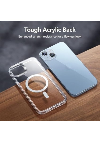 13 ve 14 Uyumlu Şeffaf Kablosuz Şarj Özellikli Kılıf 14 (6.1&apos;) Şeffaf Silikon 0.2mm Clear Kılıf, Transparent 14 Kılıfı Şeffaf fiyatları