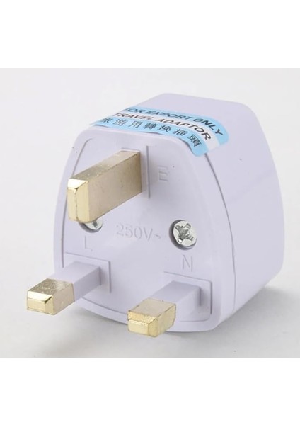Amerikan, Ingiltere,, Hong Kong, Irlanda, Kıbrıs Seyahat Fişi Adaptörü Tip G Plug Adapter Üniversal 3 Pinli Ingiliz Fiş Tersi 1 Adet ES5150 fiyatları