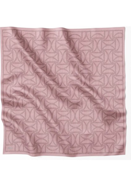 Geometrik Desen Ipek Twill Eşarp 4221D01 85 modelleri