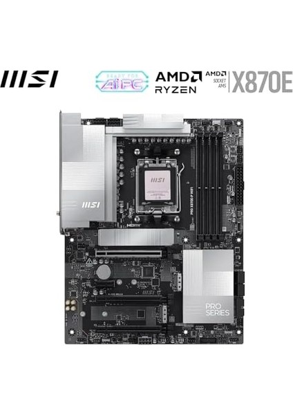 Msı Pro X870E-P Wıfı Am5 Ddr5 8200MHZ(OC) 3x M.2 Usb4 Gbps HDMI 5g Lan Wıfı 7 Rgb Atx fiyatları