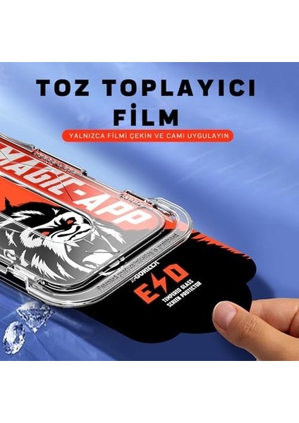 X-Gorilla 14 Pro Uyumlu Tam Kaplayan Tozsuz Uygulama 9h Ekran Koruyucu Kırılmaz Temperli Cam Şeffaf / Hayalet Seçenekleri fiyatları