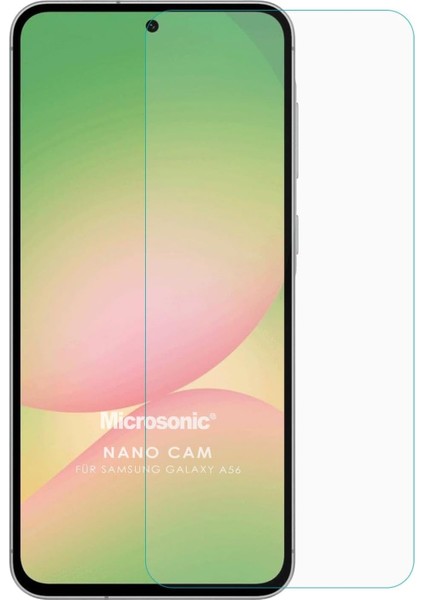 Galaxy A56 Glass Cam Ekran Koruyucu [galaxy A56 ile Uyumlu Ekran Koruyucu - Şeffaf]