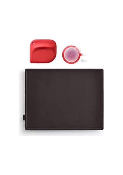 Bisküvi Ruloları Için Pişirme Seti 3 Parça, Silikon, Siyah, 40 x 30 x 8 cm modelleri