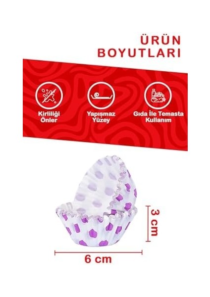 Life 100 Lü Renkli Muffin Kâğıdı MIT1137 modelleri