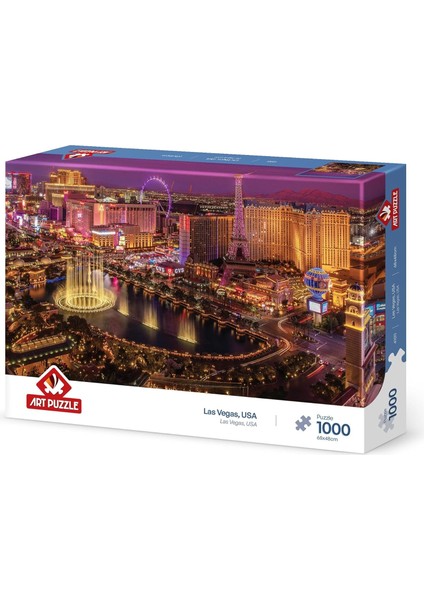 Puzzle Las Vegas, Usa 1000 Parça Puzzle