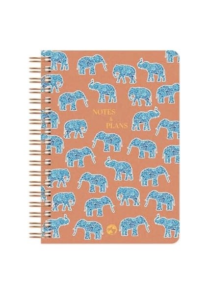 Spiralli Defter Düz Fil 17X24 cm modelleri