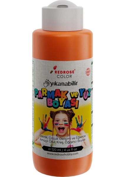 Rose Turuncu Parmak 120 ml