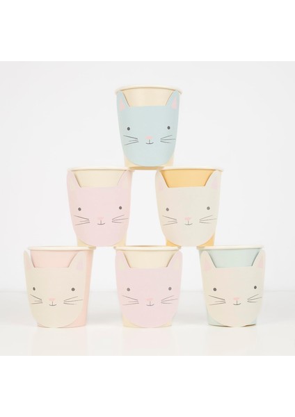 - Cat Cups - Kedi - 8&apos;li