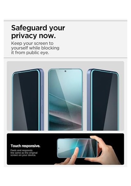 Galaxy S25 Plus / S24 ile Uyumlu Plus Hayalet Cam Ekran Koruyucu Kolay Kurulum Glas.tr Ez Fit Privacy Hd (2 Adet) - AGL09307 modelleri