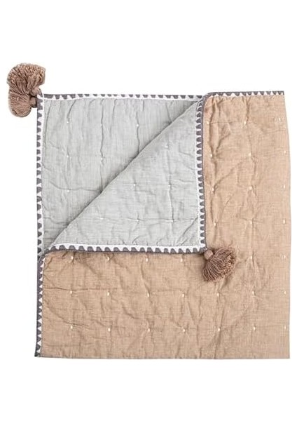 Baby Battaniye, Yumuşak Pamuk Kapitone Çocuk Odası ve Küçük Çocuk Battaniyesi, Erkek ve Kız Çocukları Için, Bakır, 91,4 cm x 91,4 Cm, Ezra Baskı fiyatları