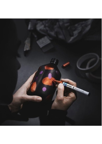 Metallicmarker 4er Set (Set 2, Strichstärke 2 Mm, Neue Pigmenhnologie, Starker Glitzereffekt) Silber, Golt, Kupfer, modelleri