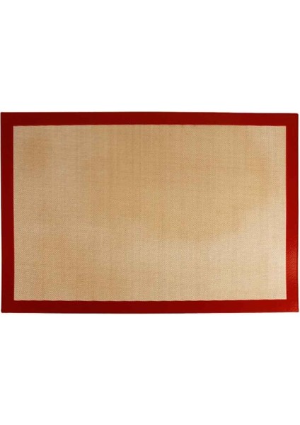 Silikon Pişirme Matı, Silpat - Yıkanabilir Yanmaz Pastacılık Fırın Matı - Dayanıklı, Çok Renkli, 30 x 40 cm