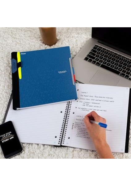 Star Advance Spiral Defterler, 3 Konu, Kolej Çizgili Kağıt, 28 cm x 20 Cm, 150 Yaprak, Spiral Korumalı ve Bölücülerle Birlikte, Mavi (73138) modelleri