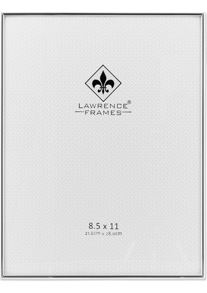Frames Simply Metal Resim Çerçevesi, 21,6 x 27,9 Cm, Gümüş Rengi