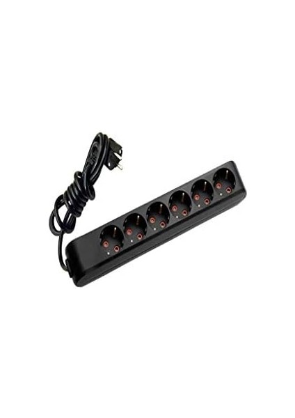 Pack Multi-Let 6lı Topraklı Kablolu Ç.k 5mt Siyah Priz modelleri