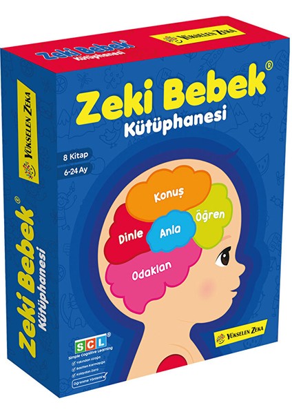 6-24 Ay Zeki Bebek Kütüphanesi 8'li Set