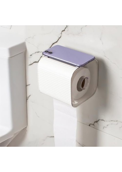 Yapışkanlı Tuvalet Kağıtlığı Wc Peçetelik Kağıtlık Tutucu Tuvalet Kağıt Organizeri (Beyaz) fiyatları