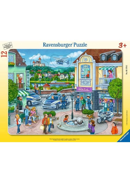 12 Parçalı Büyük Çerçeveli Puzzle ve Çocuklar