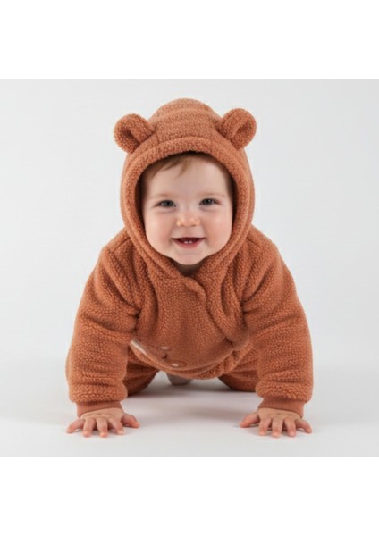 Bear Kahve Fermuarlı Tulum Erkek fiyatları