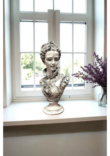 Dekoratif Maria Antoinette Kadın Büst