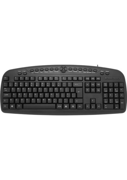 FK-130EU Q USB Kablolu Siyah Klavye