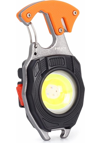 PE-327 Çok Fonksiyonlu Tornavida Düdük Şişe Açacağı Ateş Yakıcı Mıknatıslı Type-C Şarjlı Anahtarlık Fener fiyatları