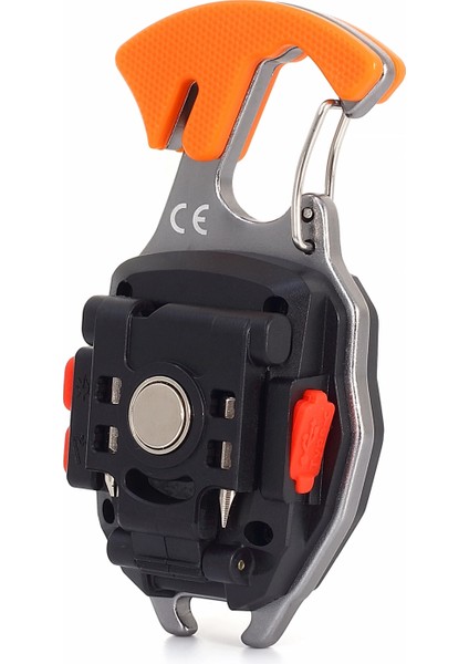 PE-327 Çok Fonksiyonlu Tornavida Düdük Şişe Açacağı Ateş Yakıcı Mıknatıslı Type-C Şarjlı Anahtarlık Fener fırsatları