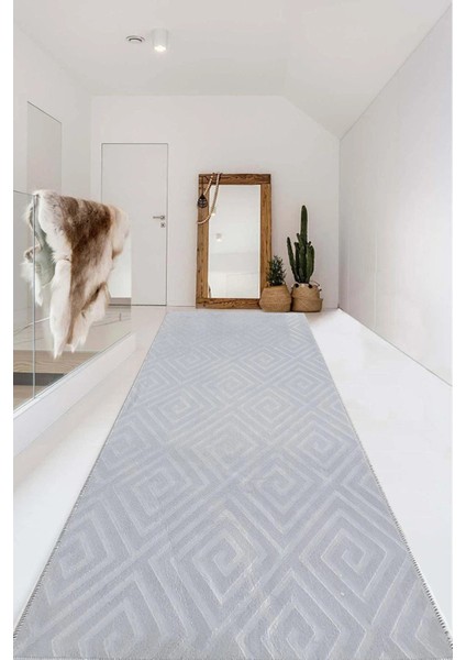 Vera Serisi Modern Desenli Kaymaz Taban Yıkanabilir Halı Koridor Antre Yolluk Mutfak Oturma Odası