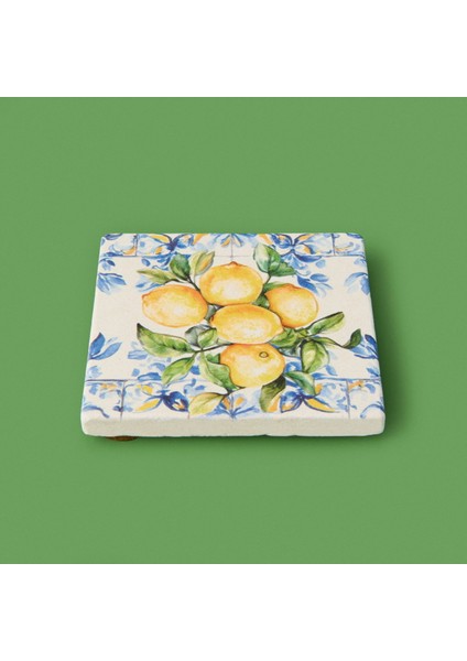 Kitchen Lime Bardak Altlığı - Renkli - 10 cm modelleri