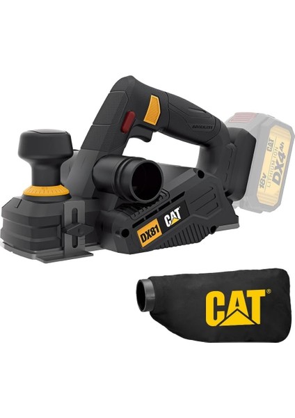 DX81B 18V 82MM Çift Bıçaklı Kömürsüz Profesyonel Planya