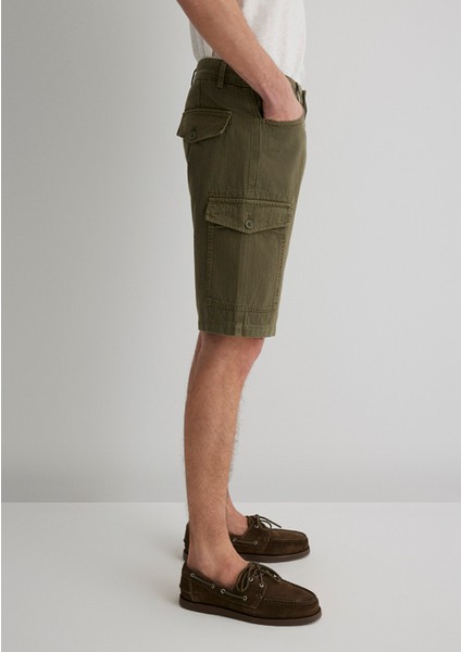 Haki Kargo Şort 0410287-80769